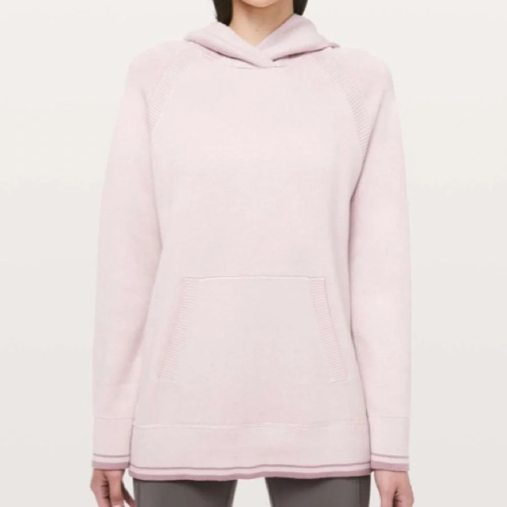 lululemon athletica Light Pink Hooded Sweater - Picture 2 of 8